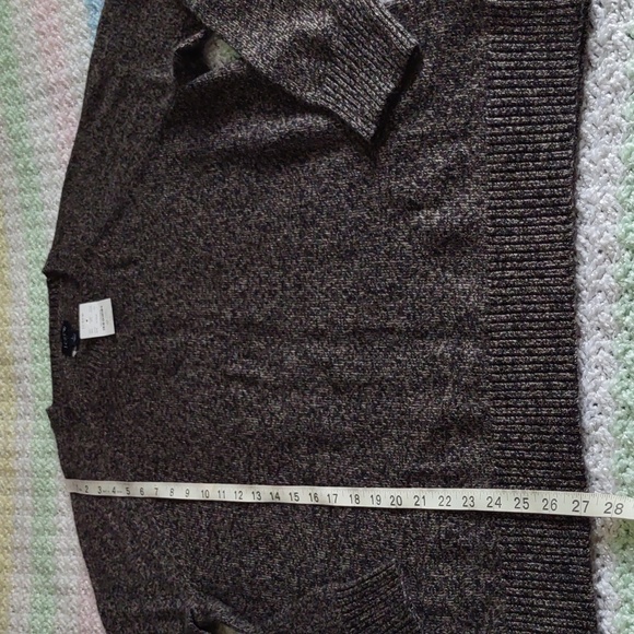 NWT J. Crew Factory Large Marled Lambswool Blend Crew Neck Sweater - Picture 5 of 12